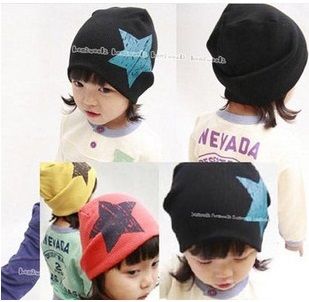 Trendy Star Print Baby Beanie Hat