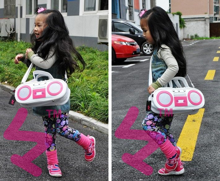 Fancy and Cute Radio Design Kids Bag