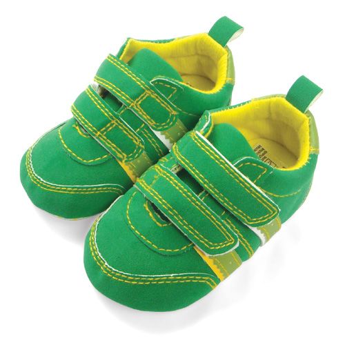 BS013: Mothercare Fancy Green Baby Shoes