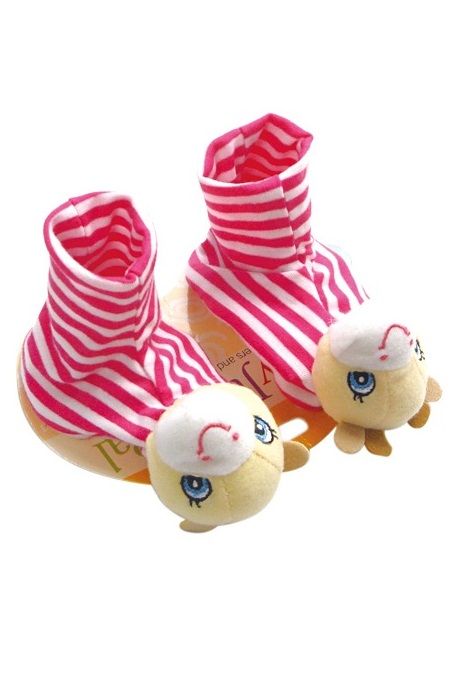 3D Animal Baby Foot Rattle