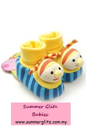 BS036: Carter's Cutie Worm Baby Shoes / Baby Socks