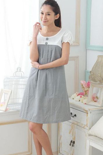 SGM008 :Two-tone Maternity Dress SGM008 :Two-tone Maternity Dress