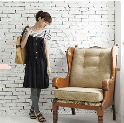 SGM044 : Fake 2 Pieces Maternity Dress SGM044 : Fake 2 Pieces Maternity Dress