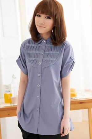 SSGM045 : Plain Colour OL Maternity Blouse SGM045 : Plain Colour OL Maternity Blouse