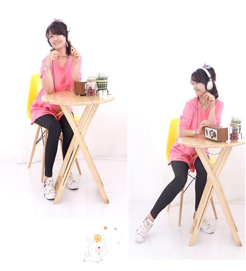 SGM059 : Korean Ubey Casual Bear Maternity & Nursing Long Sleeves Tee