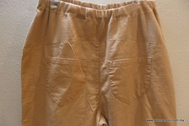 SGM072 : Japanese OL Straight Cut Maternity Long Pants (Beige)