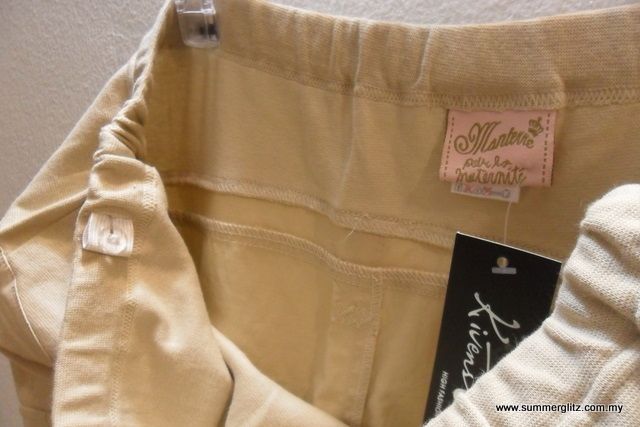 SGM076 : Japanese Rugged Maternity 3/4 Cargo Pants (Beige)