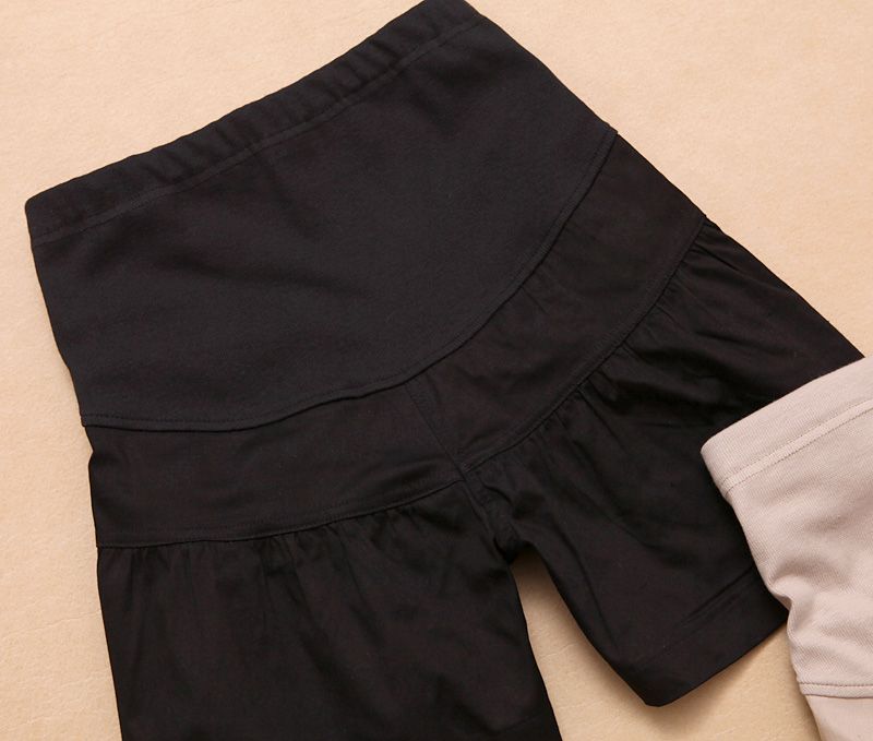 SGM142 : Korean Simple Casual Maternity Short Pants-Black (M,L) SGM142 : Korean Simple Casual Maternity Short Pants-Black (M,L)