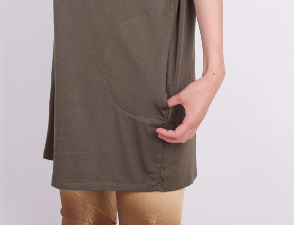 SGM210 : Korean Trendy One Button Maternity Blouse