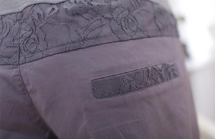 SGM228 : Hot Trendy Lacey Maternity Shorts