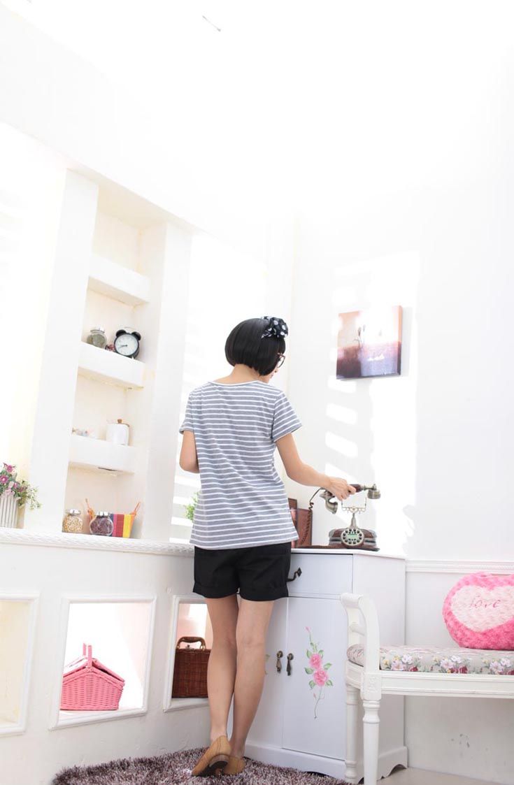 SGM228 : Hot Trendy Lacey Maternity Shorts