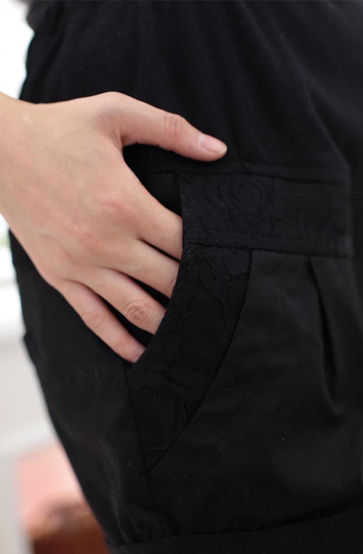 SGM228 : Hot Trendy Lacey Maternity Shorts