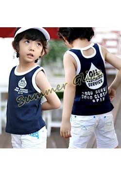 SGB025: B2W2 Blue Tank Tops