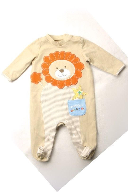 SGB227 : Wishes & Kisses Lion Brown Romper