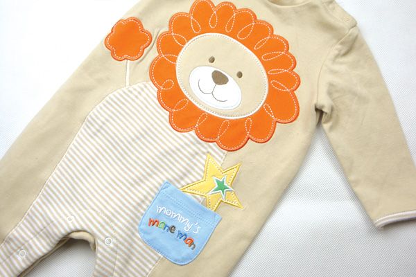 SGB227 : Wishes & Kisses Lion Brown Romper
