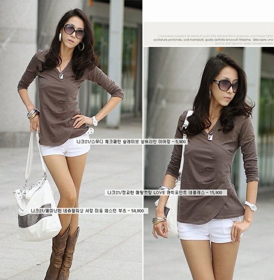 SGL104 : Cross Bust Cotton Blouse SGL104 : Cross Bust Cotton Blouse