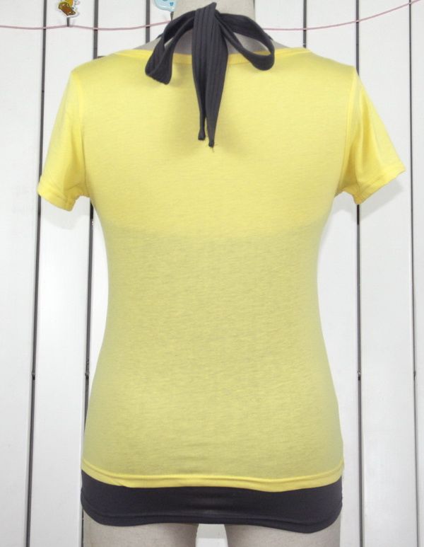 SGL242 : Hot Air Balloon Slim Fit Tee + Halter Tank (2 Pcs Set)