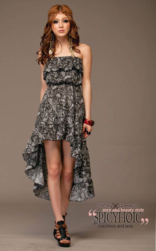 SGL273 : Luxurious and Sexy European Retro Asymmetrical Tube Dress