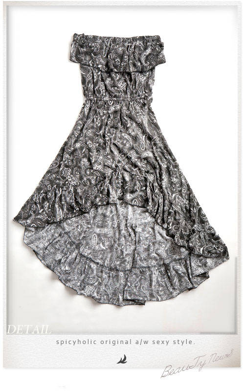 SGL273 : Luxurious and Sexy European Retro Asymmetrical Tube Dress