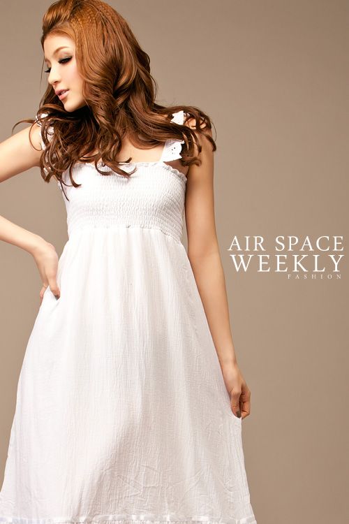 SGL276 : Feminine Plain Colour Smocked Maxi Dress