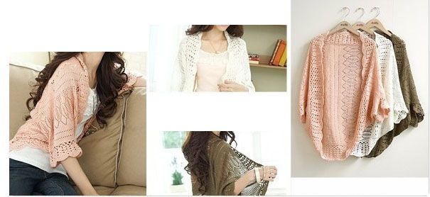 SGL305 : Woolen Knitted Loose Cardigan