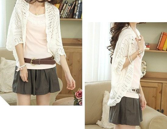 SGL305 : Woolen Knitted Loose Cardigan