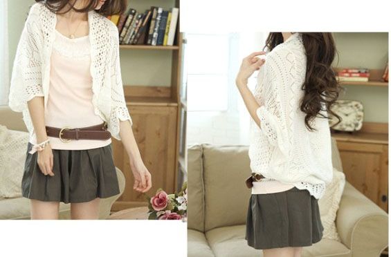 SGL305 : Woolen Knitted Loose Cardigan