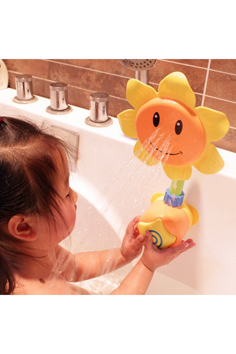 Baby Sunflower Shower Toy - Yellow