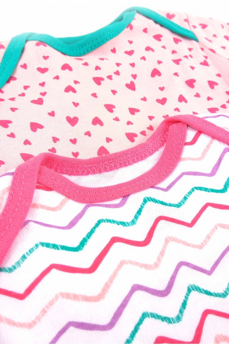 3pcs Set Branded Baby Girl S/S Romper - Assorted