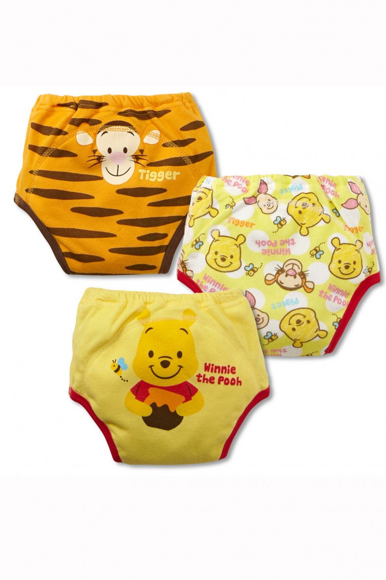 Tigger And Winnie The Pooh / Toilet Training Pants (3pcs Set) - Yellow