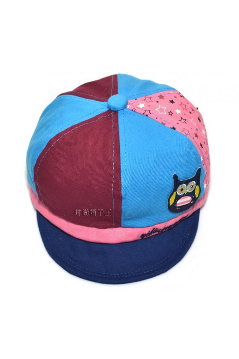 Owl and Stars Design Infant/Toddler Cap - Colourful