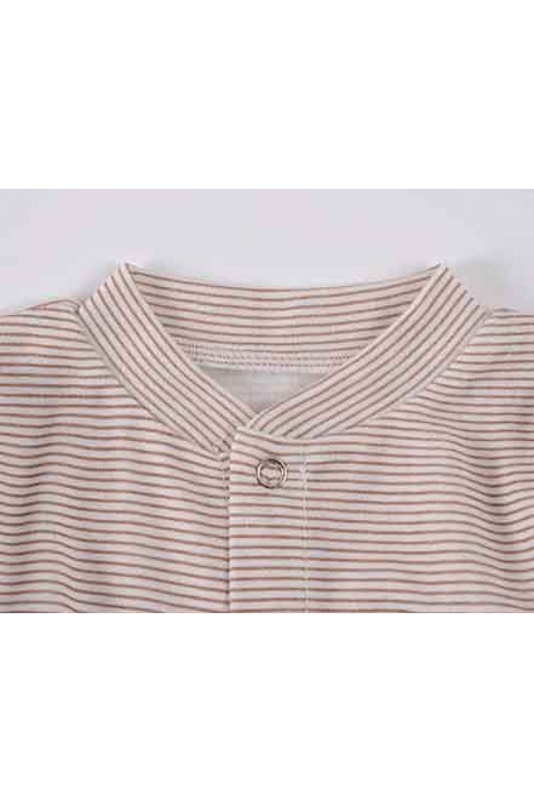 Rainbow+Polka Dots Design Newborn Baby Set. (8pcs/Pack)-Cream