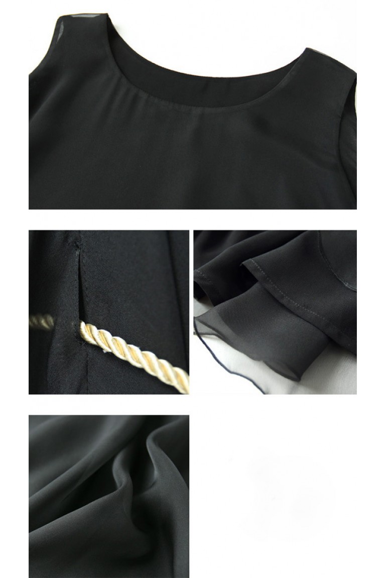 Ladies Sleeveless Little Black Dress