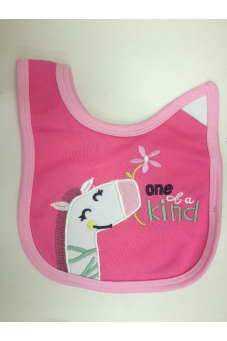 Donkey With Flower Baby Bib