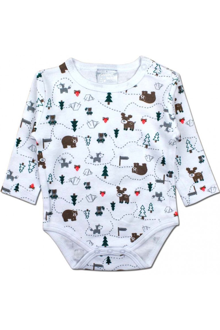 2pcs Set Long Sleeve Romper-As Shown