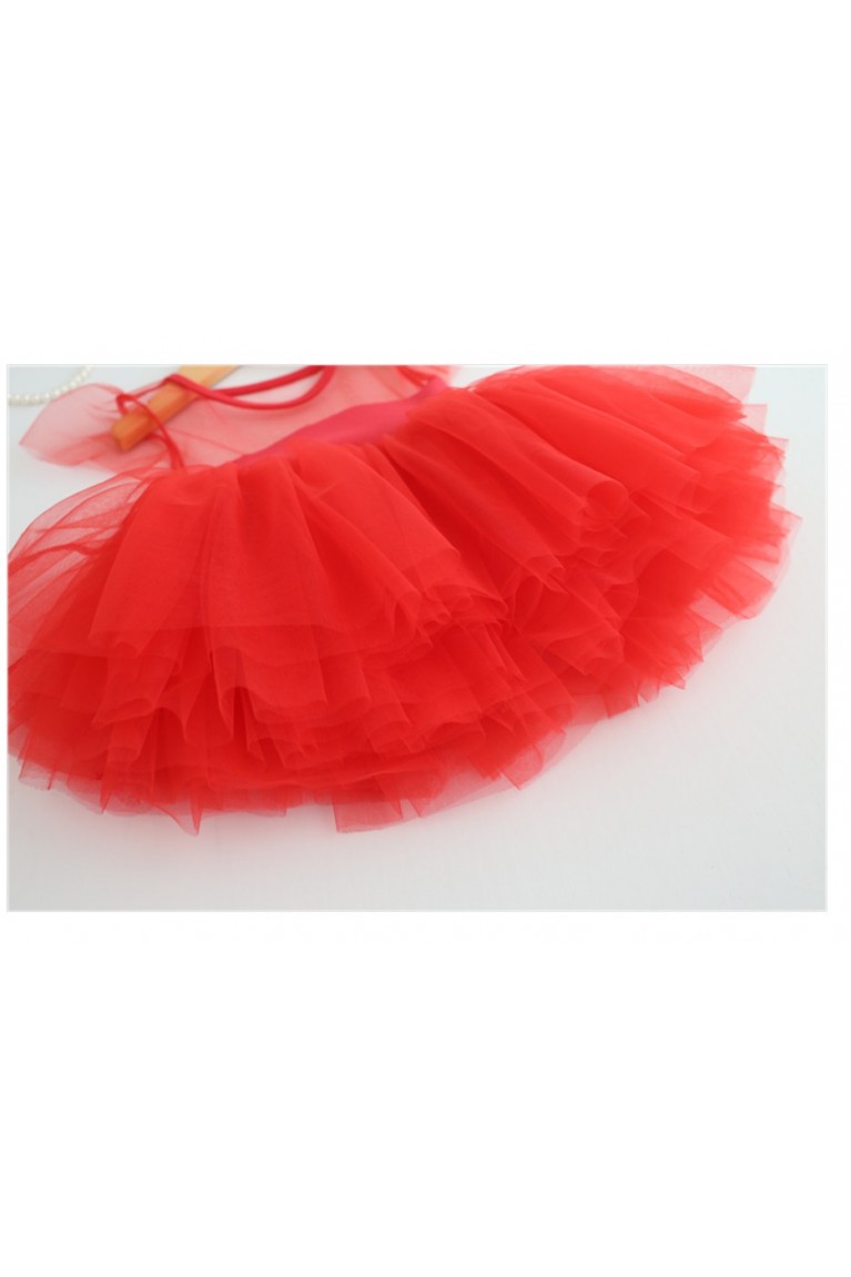 Cute Tutu Baby Dress-White