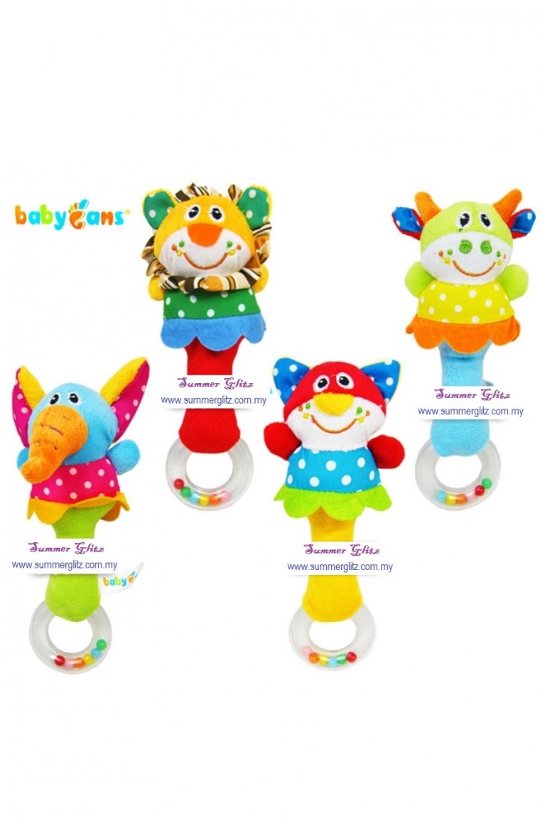 ET3115 : Baby Fans Animal Hand Rattle