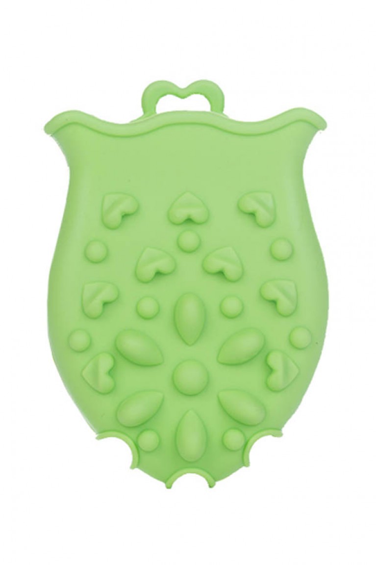Baby Silicone Shampoo Brush - Green