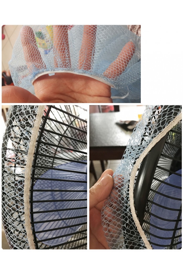 Baby Safety Fan Net Cover - Blue