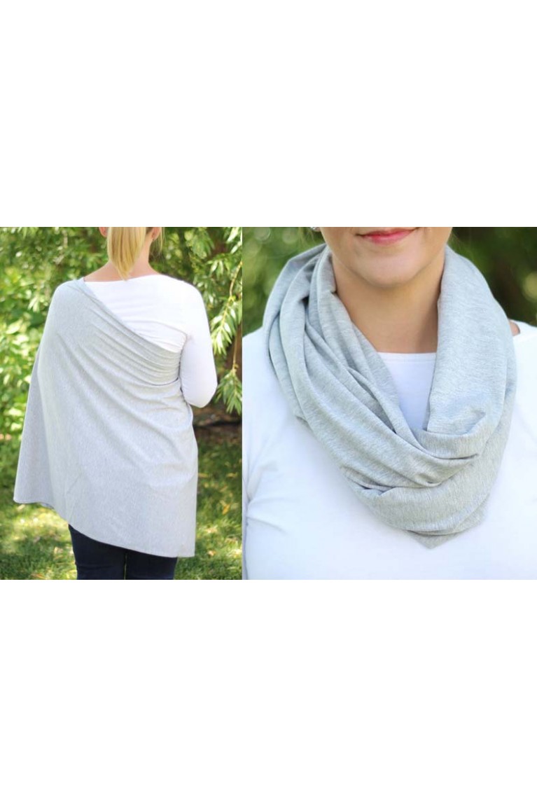 Multipurpose Scarf / Nursing Cover - Black