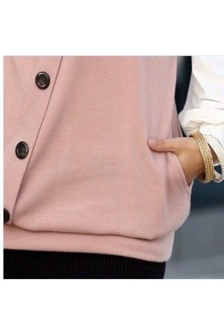 SGL4429 : Fake Vertical Buttons Blouse