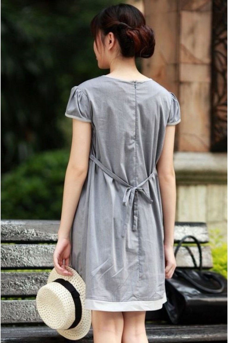 SGM81122 : Maternity Cat & Bird Dress