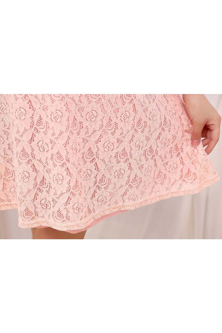 Flower Design Maternity Short Sleeve Dress 