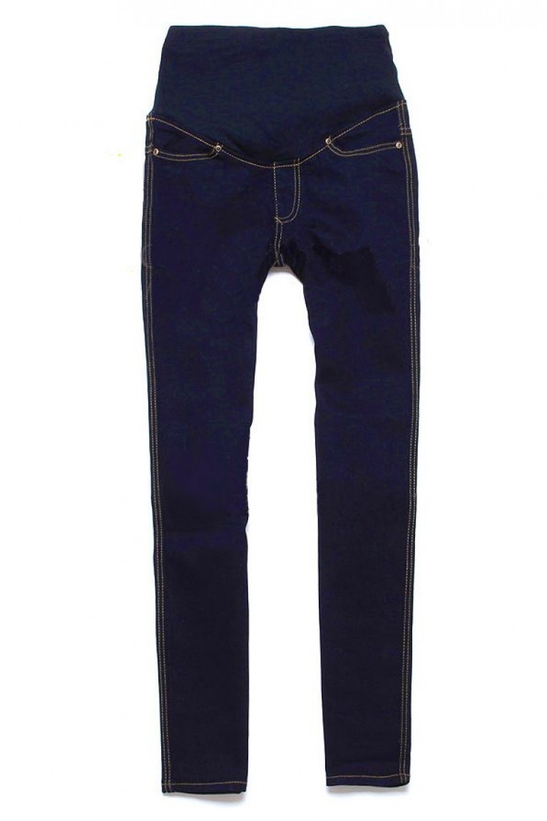 SGM8448 : Maternity Slim Cut Denim Jeans (With Adjustable Waistband)