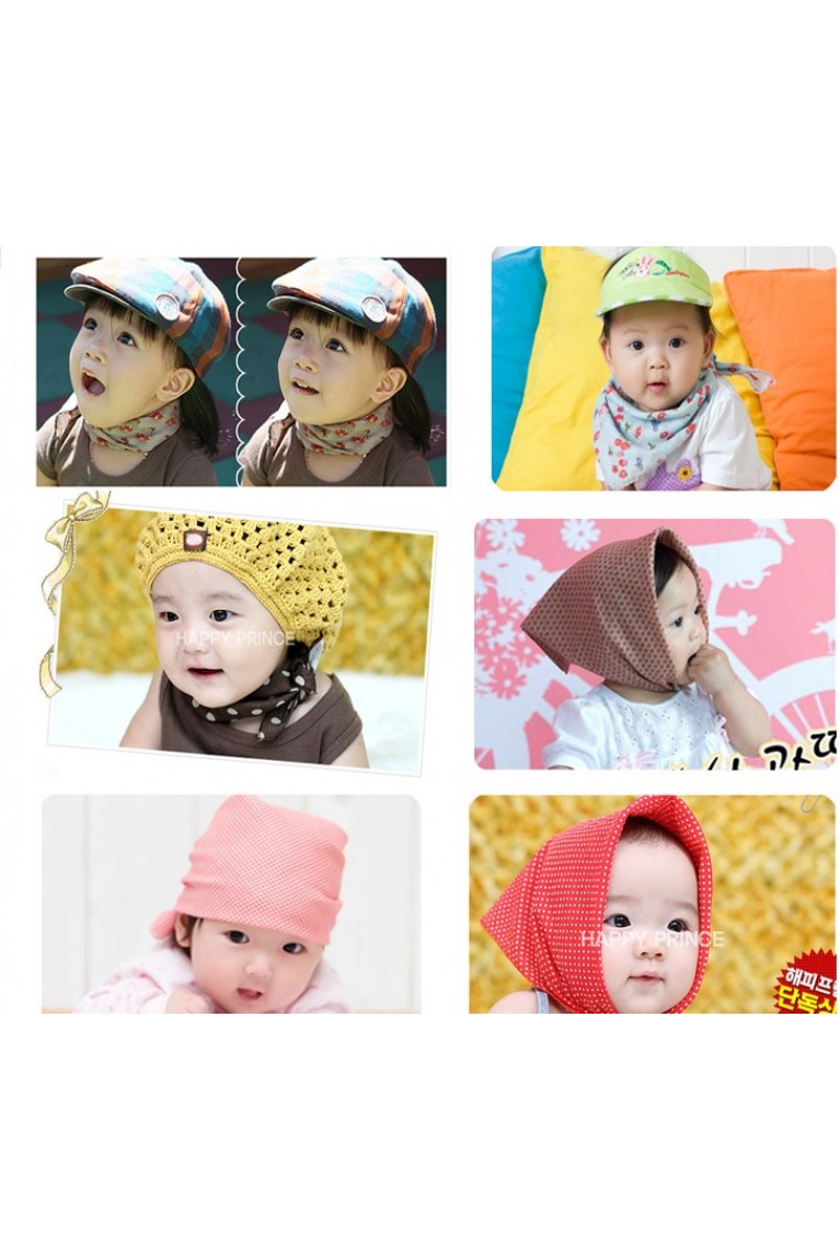 CK Print Triangular Bib / Scarf - Light Brown