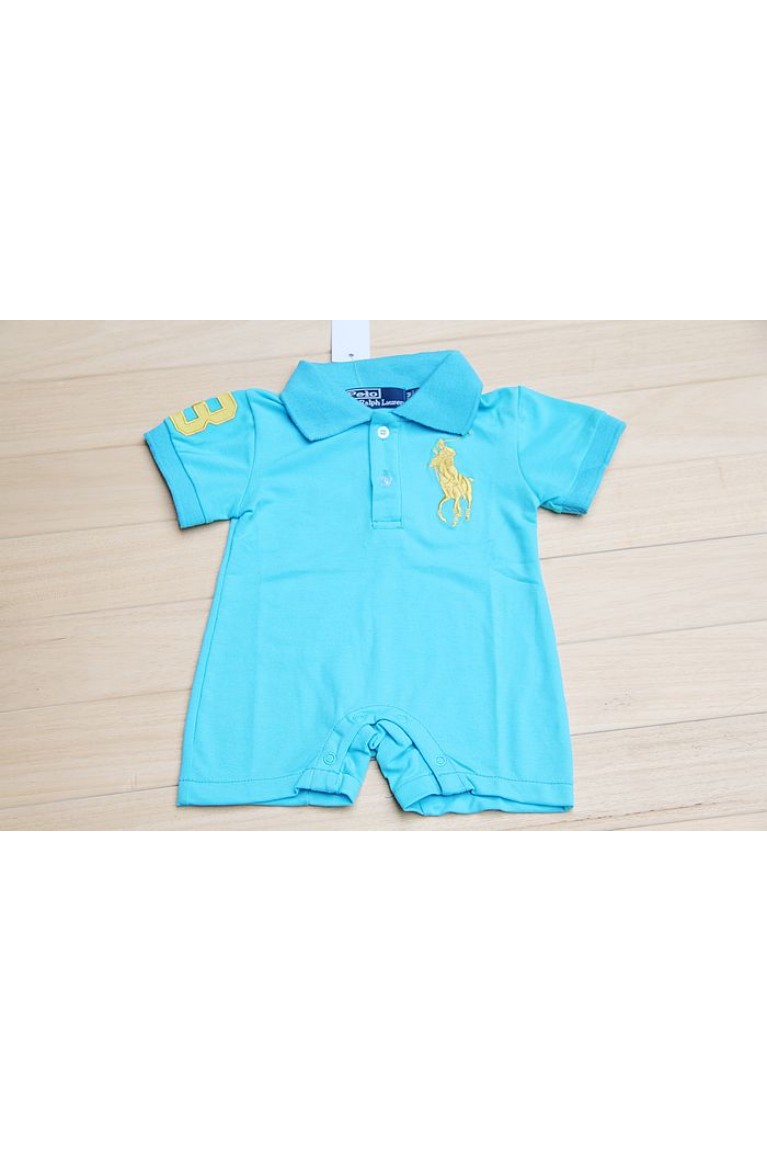 SGB1438 : Branded Boy Short Sleeves Romper