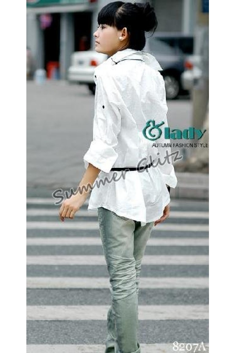 SGL070 : Double Breasted Shirt (with belt)