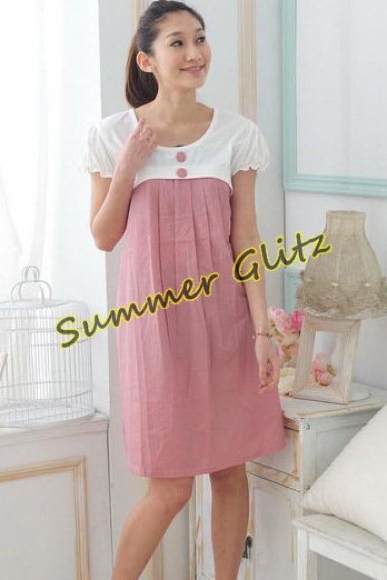 SGM008 :Two-tone Maternity Dress