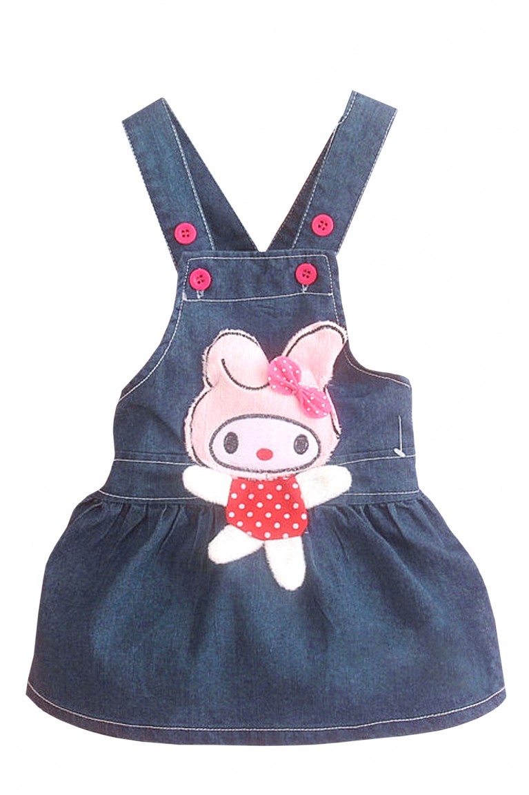 Melody Design Kids Skirt Overalls - Blue