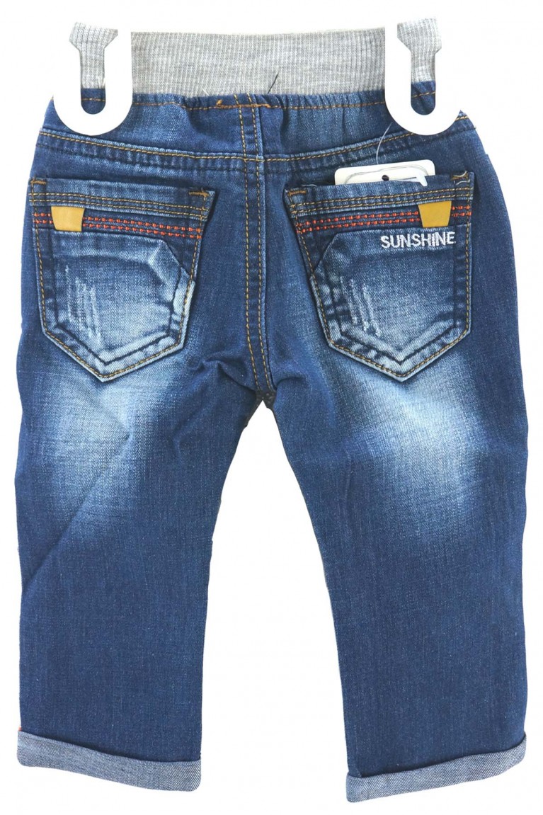 Stylish Korean Baby Jeans-Dark Blue